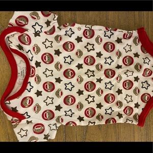 Carters 9 mo sock monkey